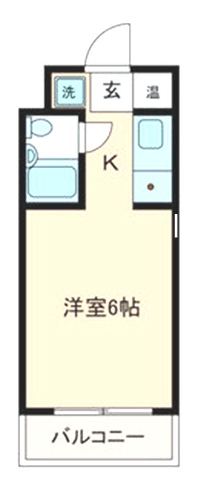 長谷川ビル矢田南　 間取り