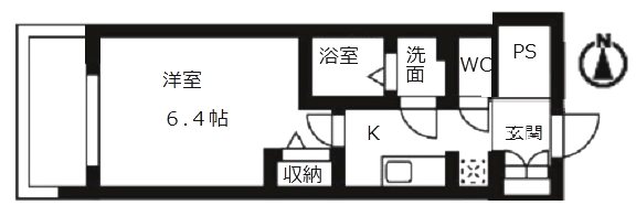 メイクス鶴舞Ⅱ　別の階もご紹介可能 間取り