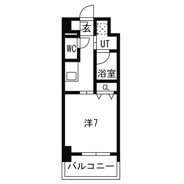 レジデンス東別院スクエアⅡ(旧称：ヴィークブライト名古屋東別院Ⅱ) 間取り
