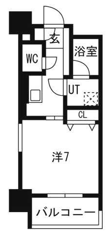 レジデンス東別院スクエアⅡ(旧称：ヴィークブライト名古屋東別院Ⅱ) 間取り