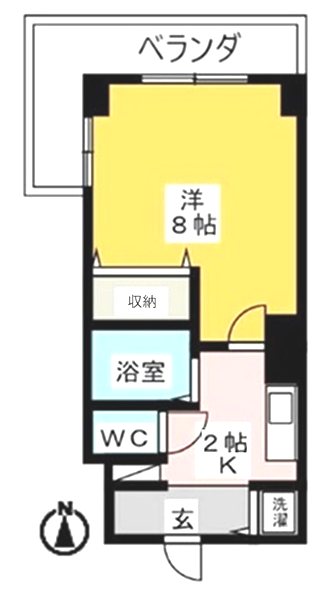 LUMINOUS　TSURUMAKOEＮ(旧エルスタンザ鶴舞公園) 間取り