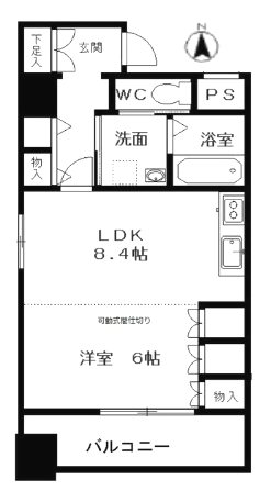 ゴールドヒルズ渡辺 間取り