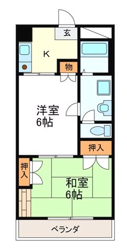 ヴィラ・グリーンボール 間取り