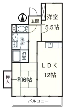パークハウス八熊 間取り