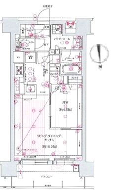 プレサンスロジェ金山駅前 間取り