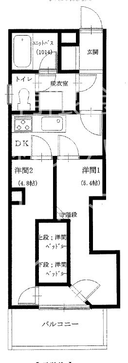 愛知県名古屋市北区萩野通１丁目 間取り