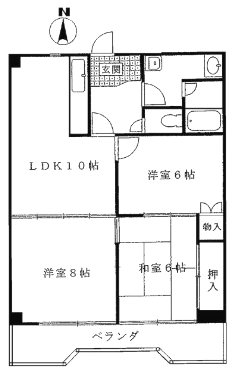 ジャルダン新金山 間取り