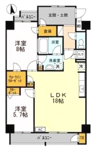 TRI－STAGE 間取り