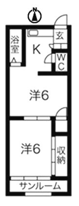 伊勢山ハイム 間取り