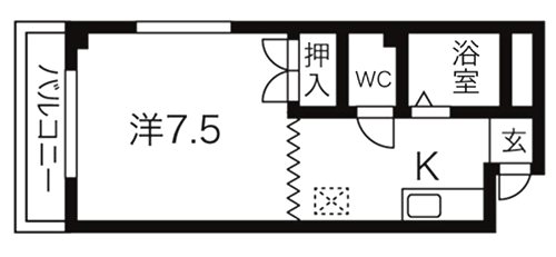 ジュネスドミール金山 間取り