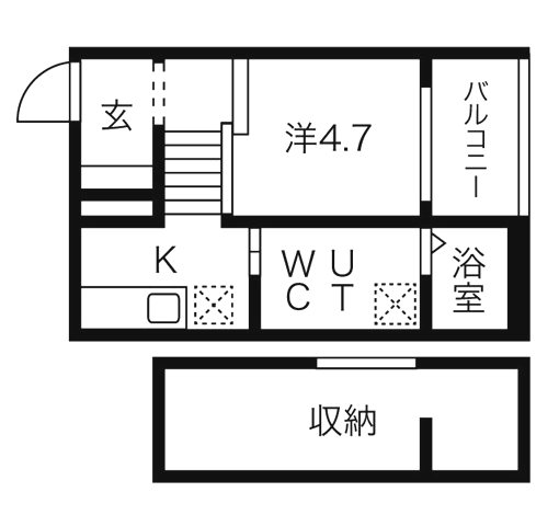 L’endroit apaisant(ランドロワアペザン) 間取り