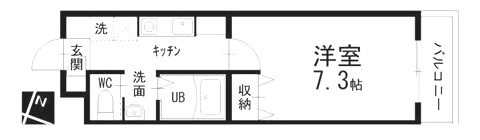 名古屋七条エンブルコート 間取り