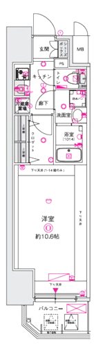 CREST TAPP金山 間取り
