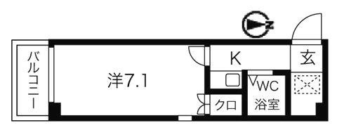 キャピタル上前津 間取り