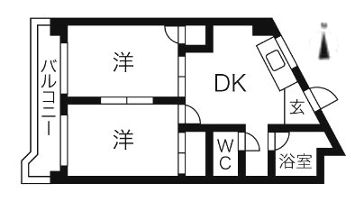 協和コーポ 間取り