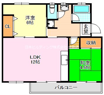金剛第三住宅221棟 間取り図