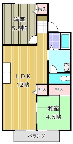 シャトードイワネ22号館  間取り図