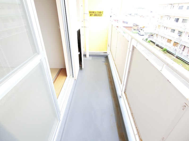 ビレッジハウス木戸　6号棟 ベランダ