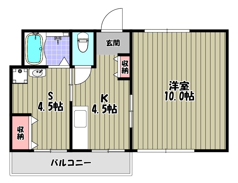 マンションサンライズ壱番館 間取り図