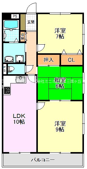 ウインザー皐月 間取り図