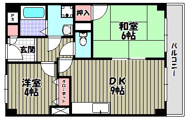ヴィラ狭山 間取り図