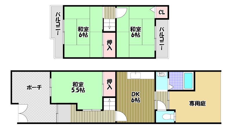 ミチハタハイツ  間取り図