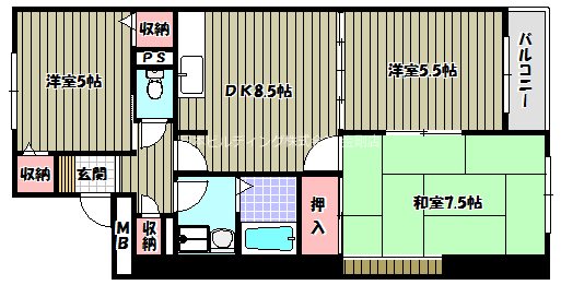 サンモール 間取り図