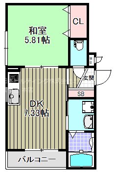 ルノアール堺東 間取り図