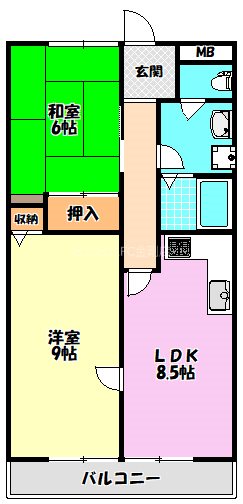 ウォールストリート 間取り図