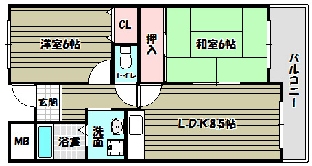 ステーションＫ-2　 間取り図