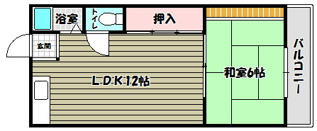 木下ハイツ 間取り図
