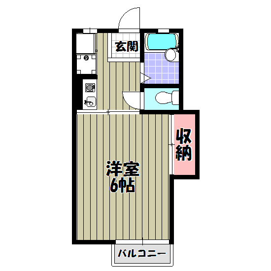 アミティハイム 間取り図