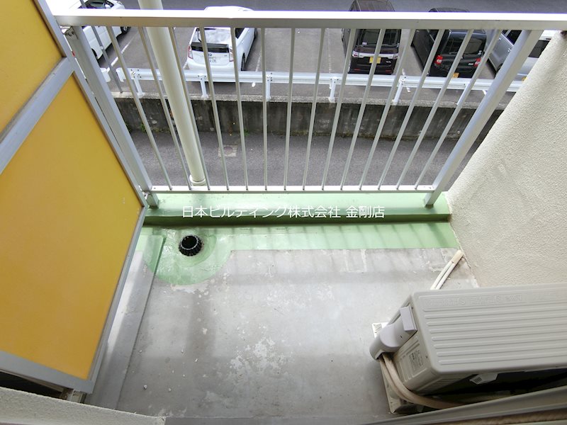 ビレッジハウス加賀田2号棟  ベランダ