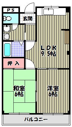 リバーサイドマンション 間取り図