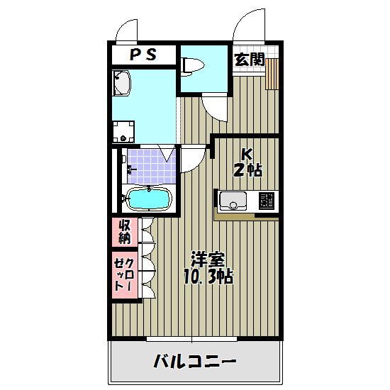 パレスひだまりの丘 間取り図