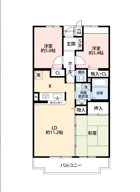 ロジェ長野　4棟 間取り図