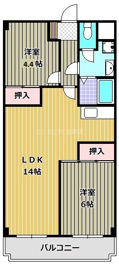 パークレジデンス北野田 間取り図