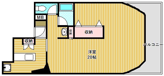 セブンフロアハイツ 間取り図