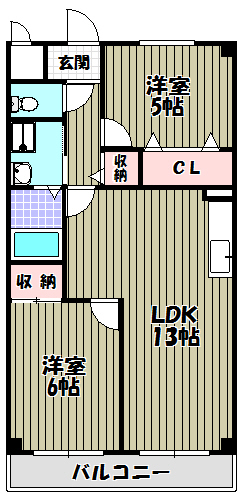 レジデンスレイク深井 間取り図