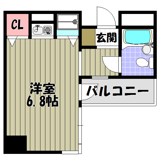 朝日プラザ河内長野デポーフロント 間取り図