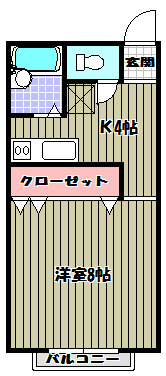 クローバーハウス 間取り図