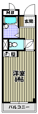 エイチ・ツー・オー河内長野 間取り図