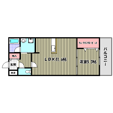 フジパレストゥインクル 間取り図