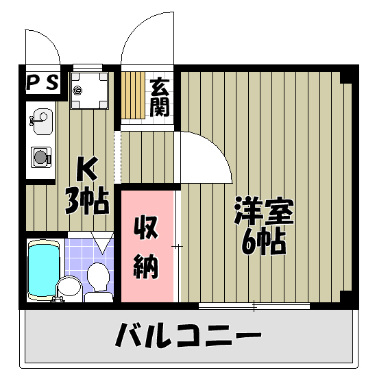 バイオレット輝 間取り図