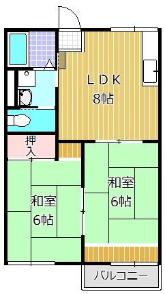 新上野ハイツ 間取り図