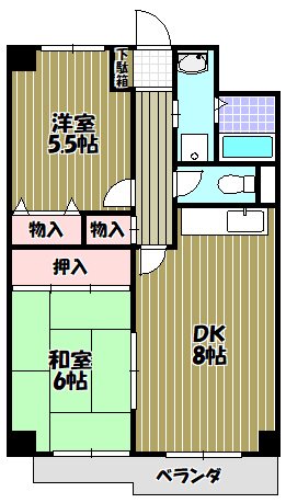 ハイマート宮山台 間取り図