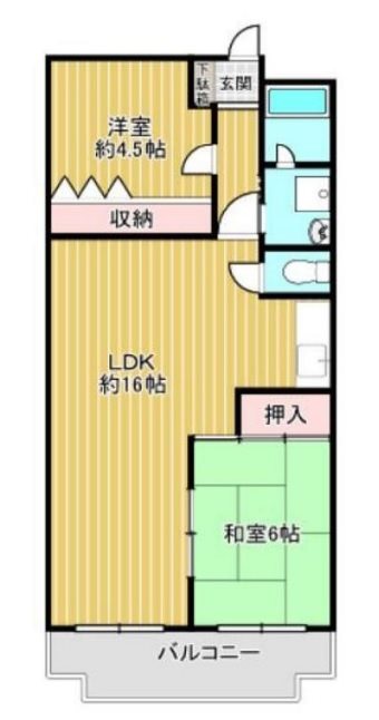 エクセランス福田 間取り図