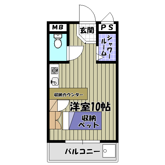 ポプリオンガーデン 間取り図