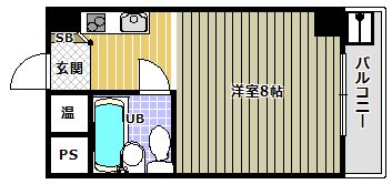 グリーンハイツ北野田 間取り図