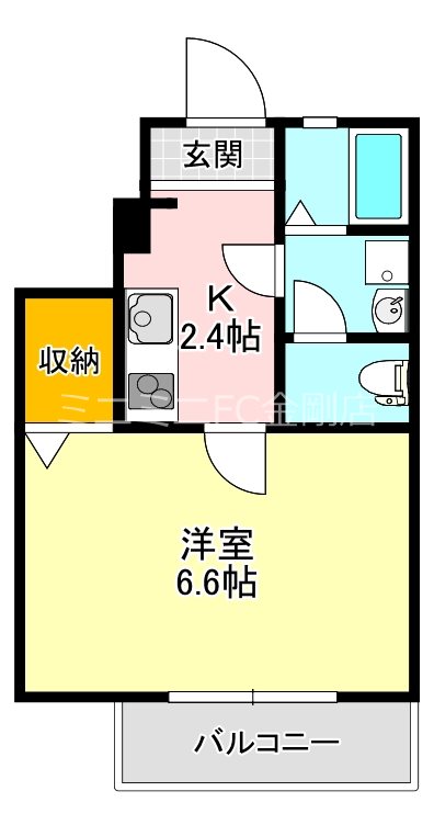 YTSハイツ若松町PART2 間取り